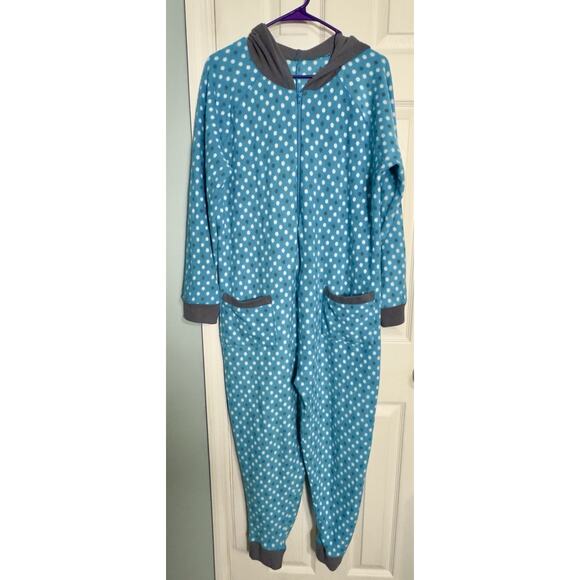 Set Of 2 Cuddl Duds Pajamas, Fleece, Long Sleeve, Zip Closure, Large - Picture 6 of 7